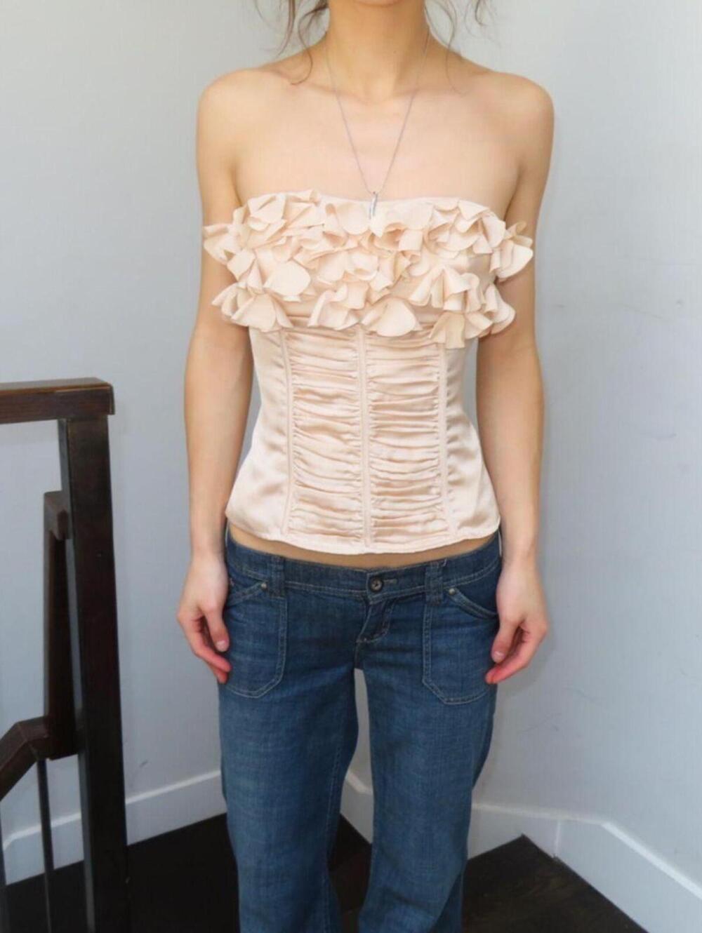Women's Cream Vests-tanks-cami